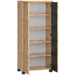 Wohnen Badezimmer Komplett*Topp Badmöbel-Kombination zweifarbig - Crystoga (vierteilig)