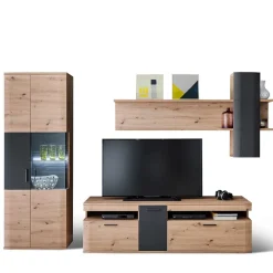 Wohnen Topp Design Anbauwand Set - Vecenda (dreiteilig)