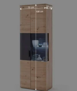 Wohnen Topp Design Anbauwand Set - Vecenda (dreiteilig)