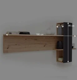 Wohnen Topp Design Anbauwand Set - Vecenda (dreiteilig)