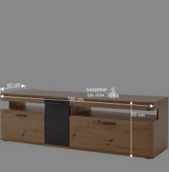 Wohnen Topp Design Anbauwand Set - Vecenda (dreiteilig)