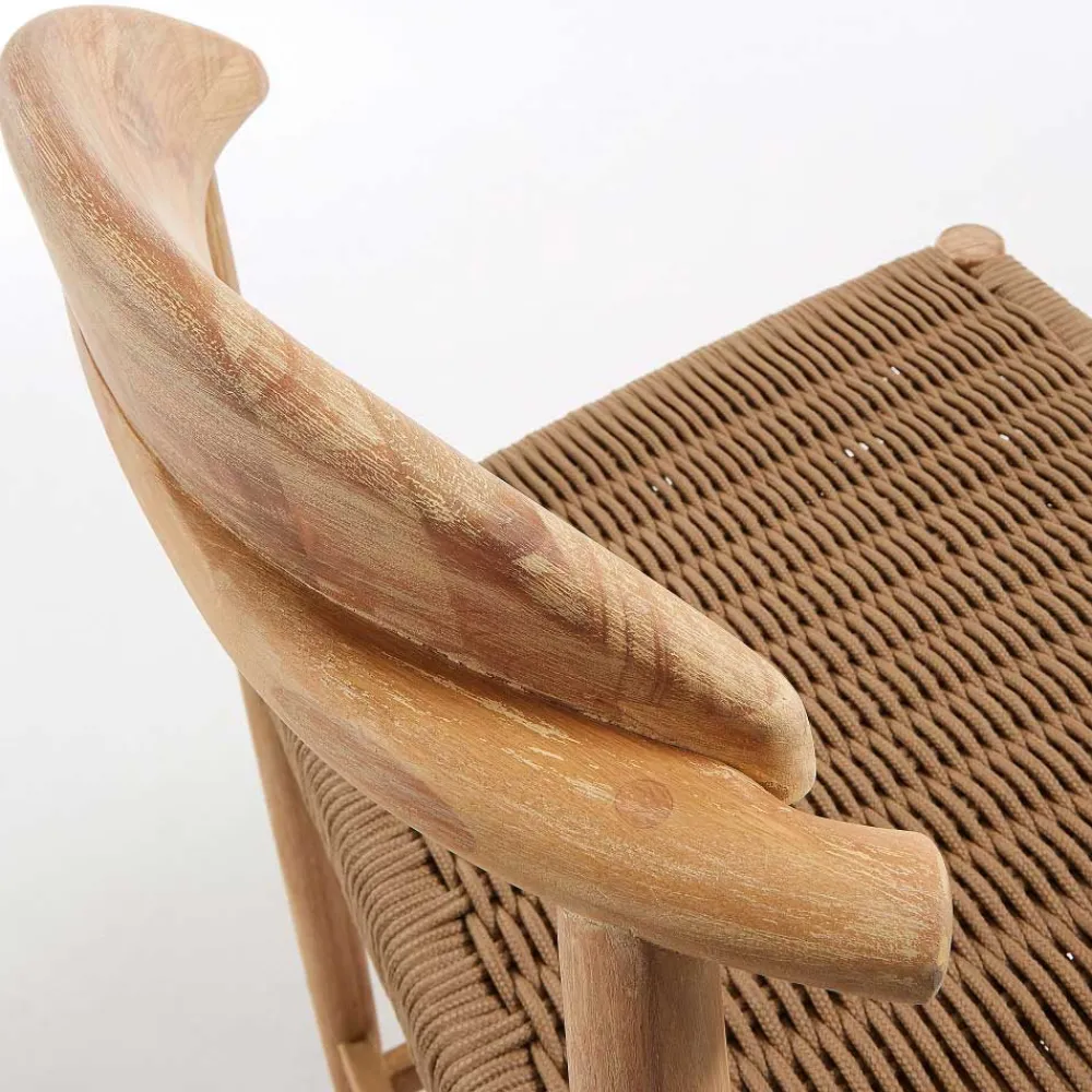 Wohnen Rattanmöbel*Topp Design Barstuhl mit 62 cm Sitzhöhe - Flyrelia