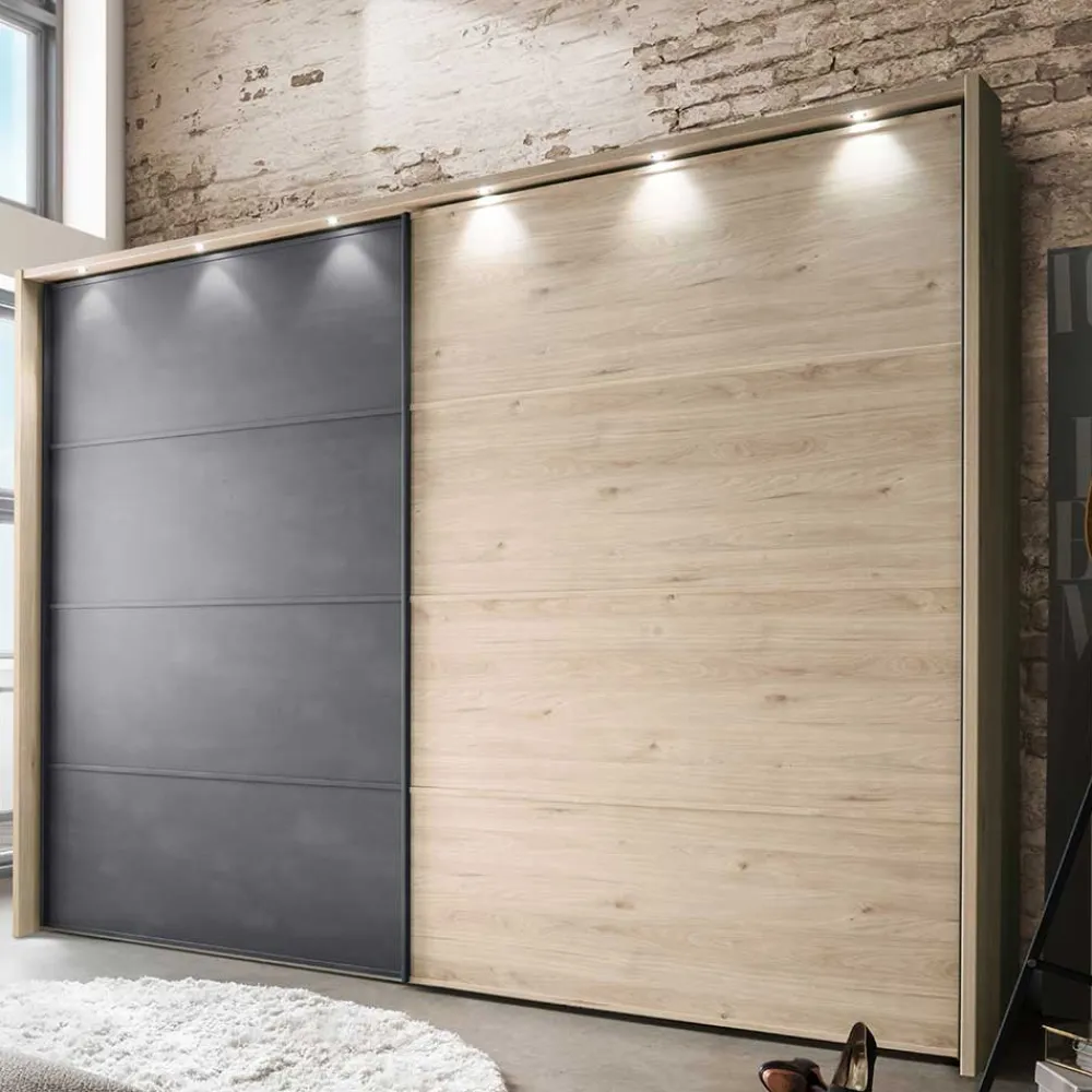 Wohnen Schlafzimmer Komplett*Topp Design Schlafzimmer Set - Licruva (vierteilig)