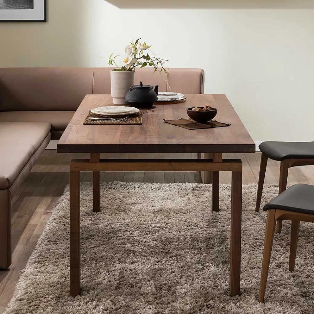 Wohnen Topp Esstisch aus Nussbaum Massivholz - Ribanna