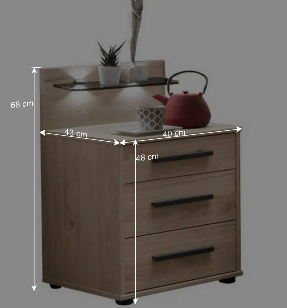 Wohnen Topp Factory Bettanlage in 4 Längen - Licruva (dreiteilig)