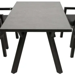 Wohnen Balkonmöbel|Terrassenmöbel*Topp Gartentisch & Armlehnstühle - Curedo (fünfteilig)