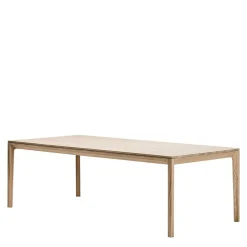 Wohnen Skandinavische Möbel|Naturholzmöbel*Topp Holztisch in Eiche geschliffen Bianco - Enifra