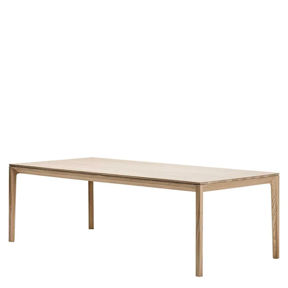 Wohnen Skandinavische Möbel|Naturholzmöbel*Topp Holztisch in Eiche geschliffen Bianco - Enifra