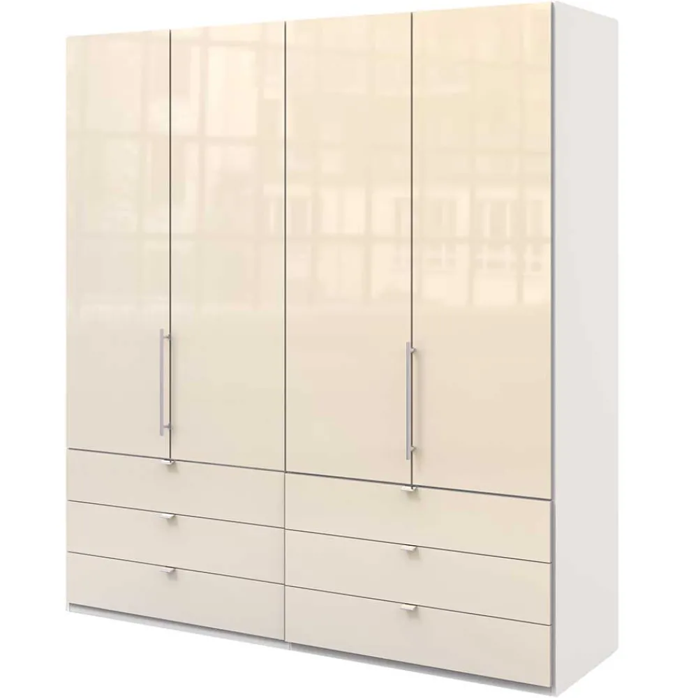 Wohnen Topp Kleiderschrank mit Falttüren & Schubladen - Zidarie