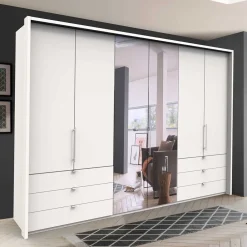 Wohnen Topp Kleiderschrank mit Spiegel Falttür - Donpiave