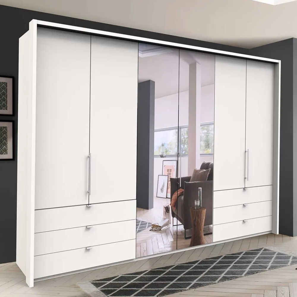 Wohnen Topp Kleiderschrank mit Spiegel Falttür - Donpiave