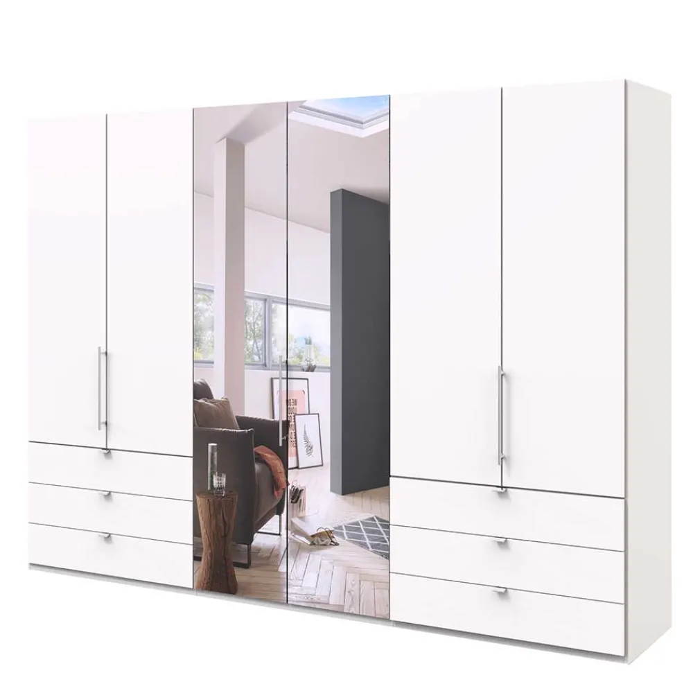 Wohnen Topp Kleiderschrank mit Spiegel Falttür - Donpiave