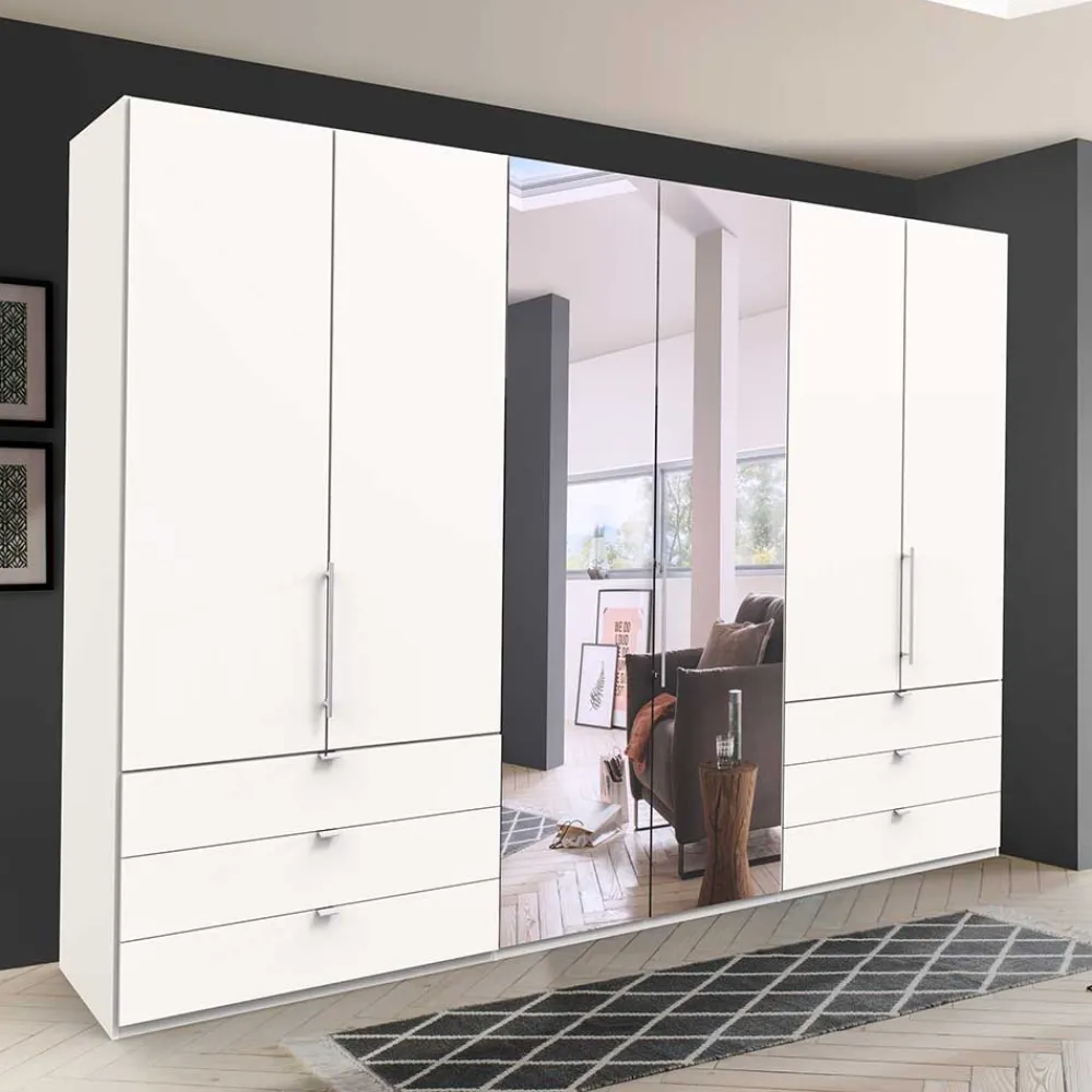 Wohnen Topp Kleiderschrank mit Spiegel Falttür - Donpiave