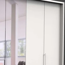 Wohnen Topp Kleiderschrank mit Spiegel Falttür - Donpiave