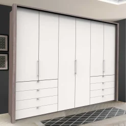 Wohnen Topp Kombi-Schlafzimmerschrank mit acht Schubladen - Tivierto