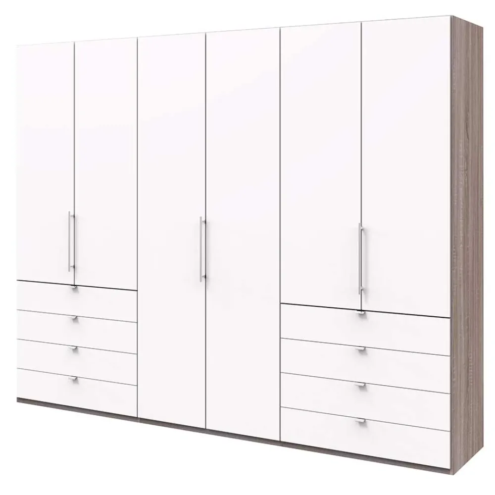 Wohnen Topp Kombi-Schlafzimmerschrank mit acht Schubladen - Tivierto