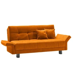 Wohnen Sofas|Sofa*Topp Schlafcouch in Gelb Flachgewebe - Gatria