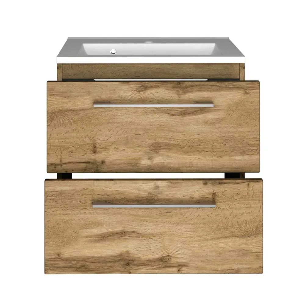 Wohnen Waschtisch|Waschbeckenunterschränke*Topp Waschtisch mit Becken zum Aufhängen - Lemnas