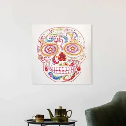 Wohnen Totenkopf Wandbild - Boho - dia de los muertos - Forjan