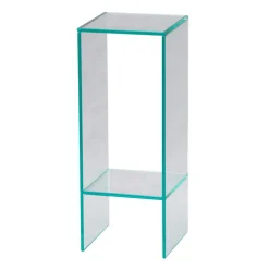 Wohnen Telefontische*Transparente Blumensäulen aus Glas - Josie (dreiteilig)