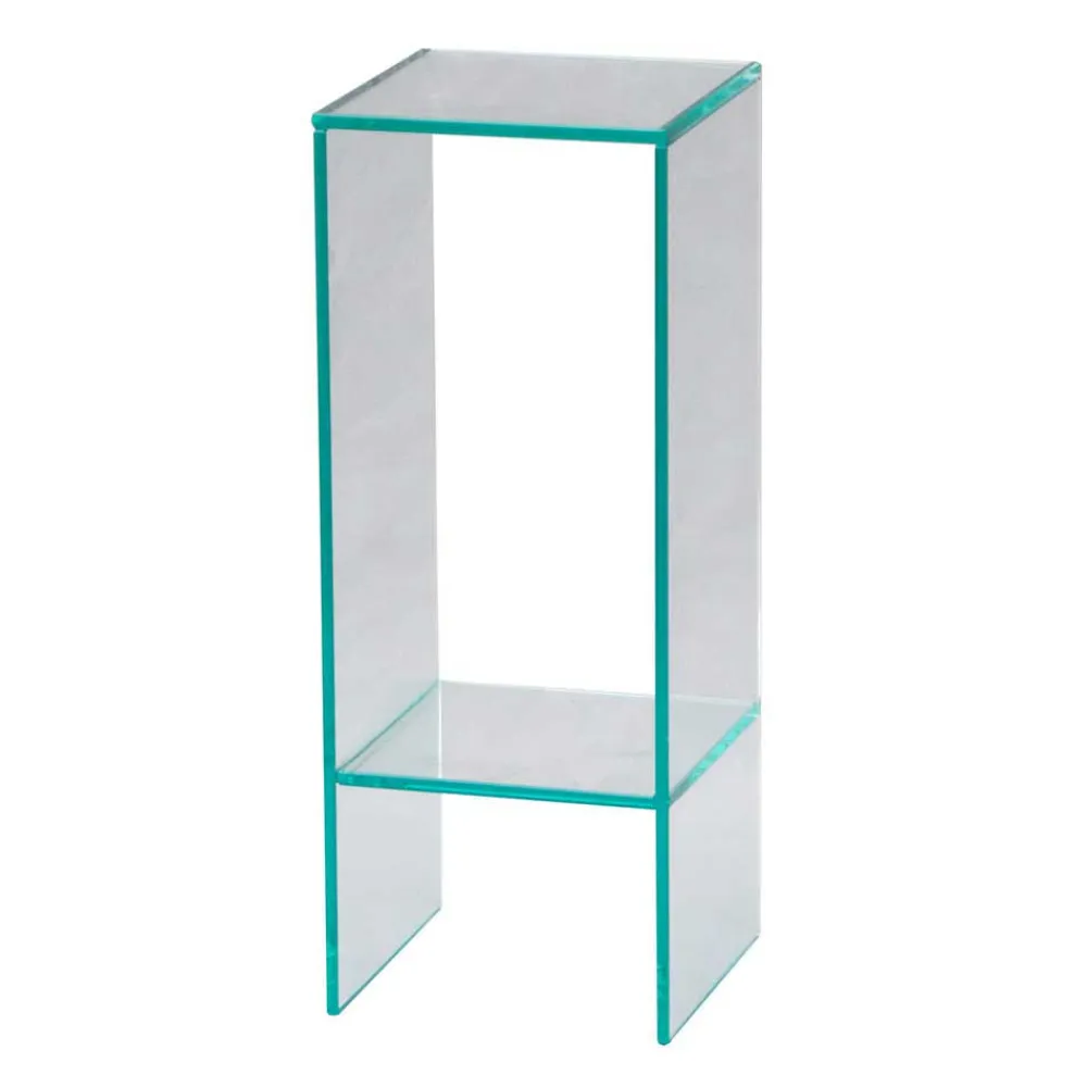 Wohnen Telefontische*Transparente Blumensäulen aus Glas - Josie (dreiteilig)