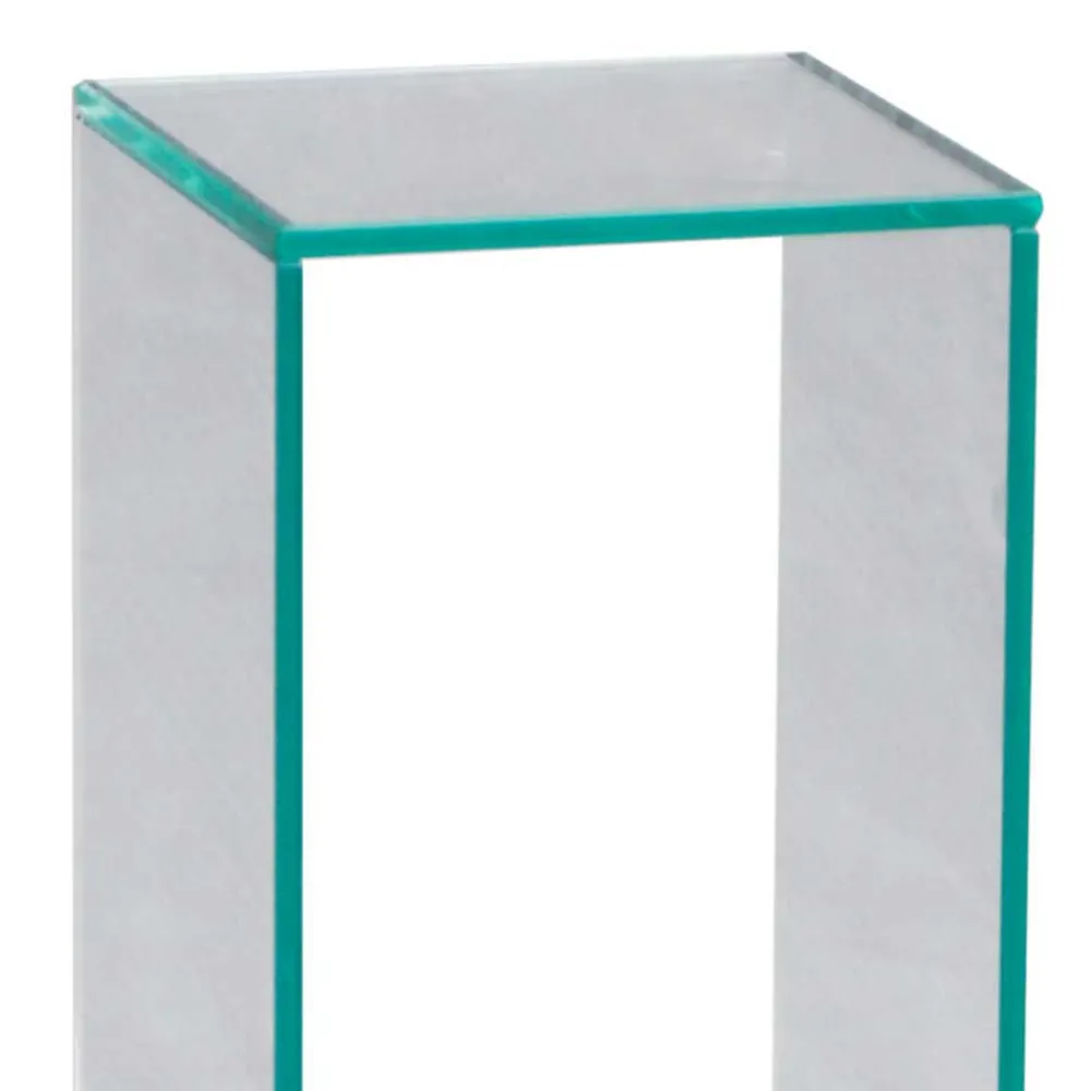 Wohnen Telefontische*Transparente Blumensäulen aus Glas - Josie (dreiteilig)