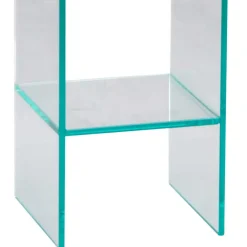 Wohnen Telefontische*Transparente Blumensäulen aus Glas - Josie (dreiteilig)