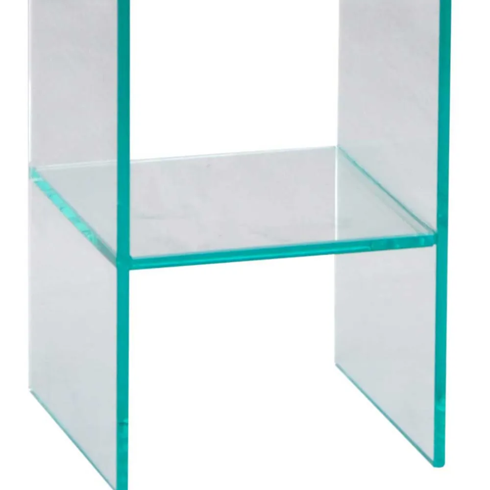 Wohnen Telefontische*Transparente Blumensäulen aus Glas - Josie (dreiteilig)