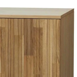 Wohnen Türen-Sideboard in Eiche & Schwarz - Banyo