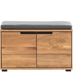 Wohnen Schuhschränke|Garderobenbänke*2-türige Garderobenbank in Eiche - Sennya