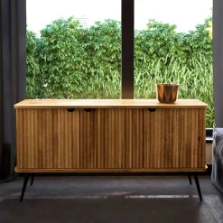 Wohnen Küchenschränke|Sideboards & Kommoden*3-türige Holzkommode aus Wildeiche massiv - Casarius