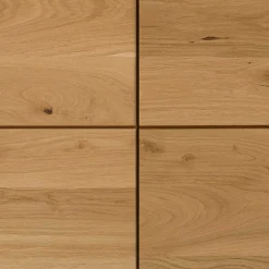 Wohnen 2-türige Kommode aus Massivholz Wildeiche - Millena