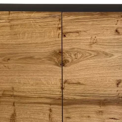 Wohnen 2-türige Kommode mit Eiche Furnier Front - Yestinas