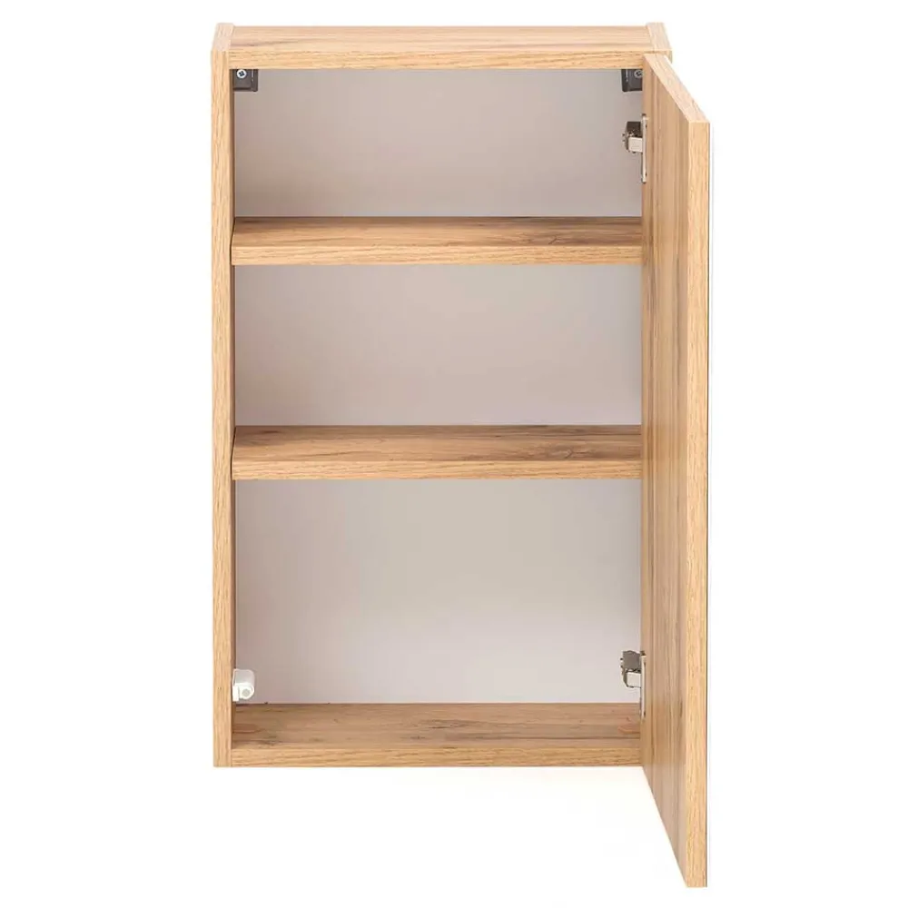 Wohnen Badschränke*1-türiger Bad Oberschrank mit Glasbeschichtung - Vrendina