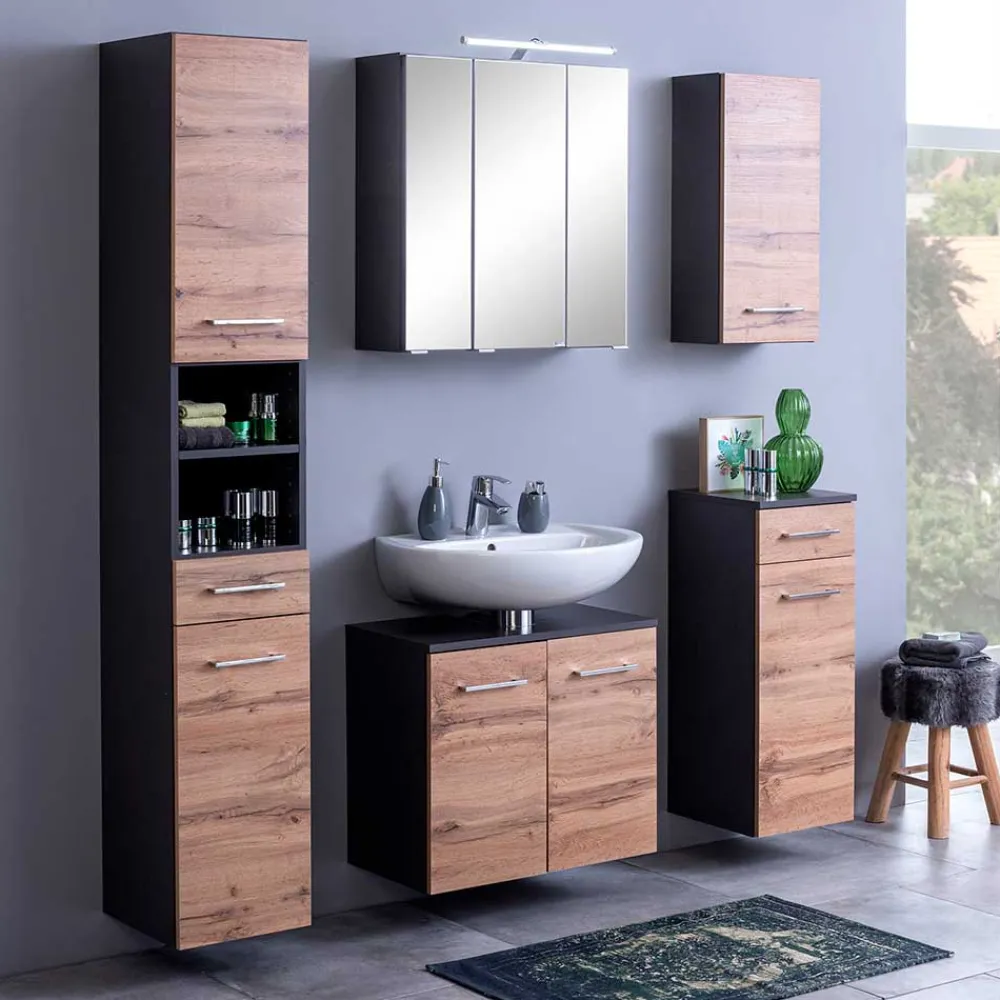 Wohnen 1-türiger Badezimmer Oberschrank günstig - Ishes