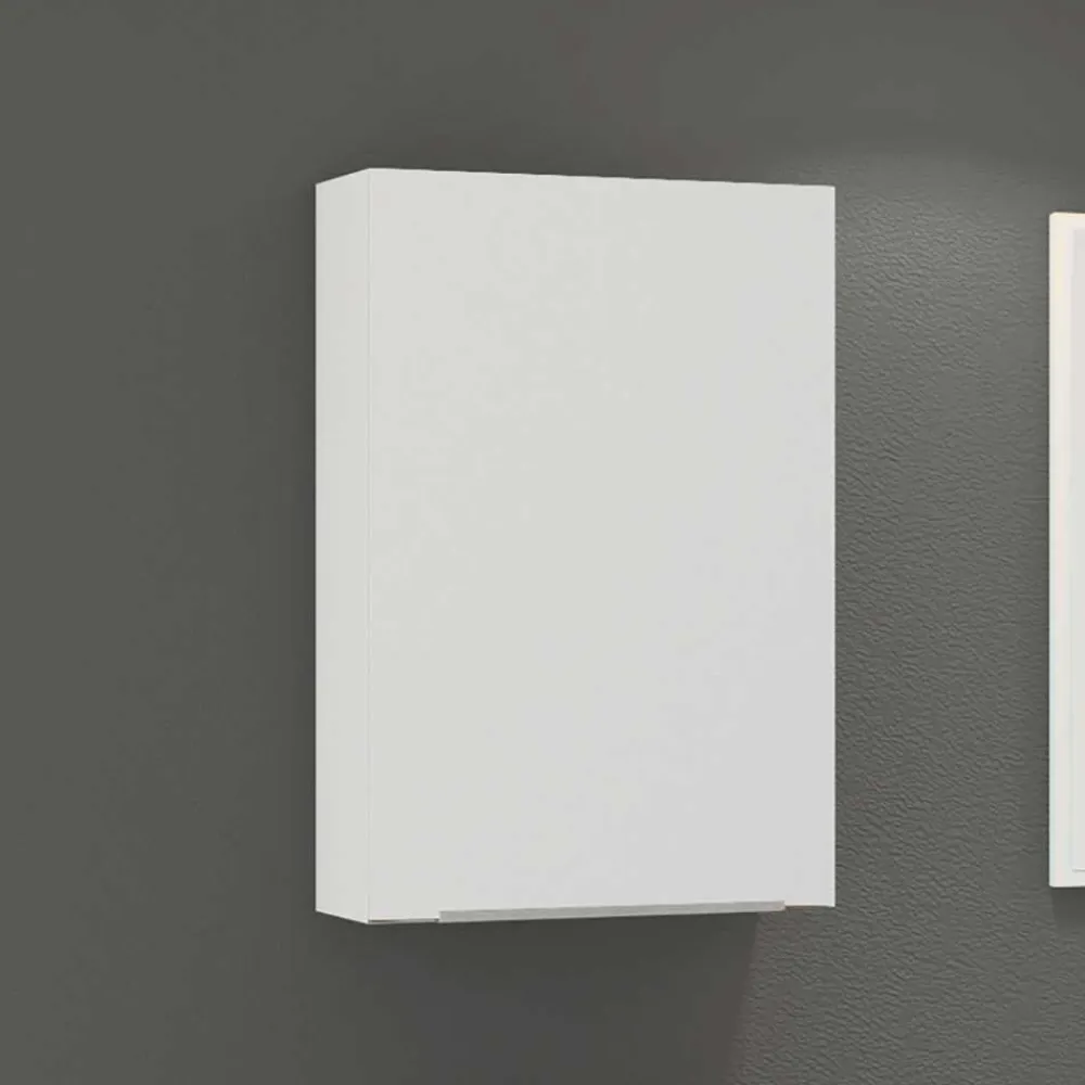 Wohnen 1-türiger Badezimmeroberschrank in Weiß - Livendas