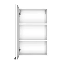 Wohnen 1-türiger Badezimmeroberschrank in Weiß - Livendas