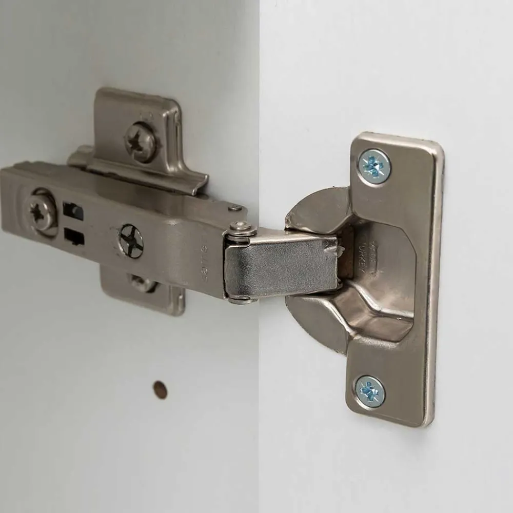 Wohnen 1-türiger Badezimmeroberschrank in Weiß - Livendas