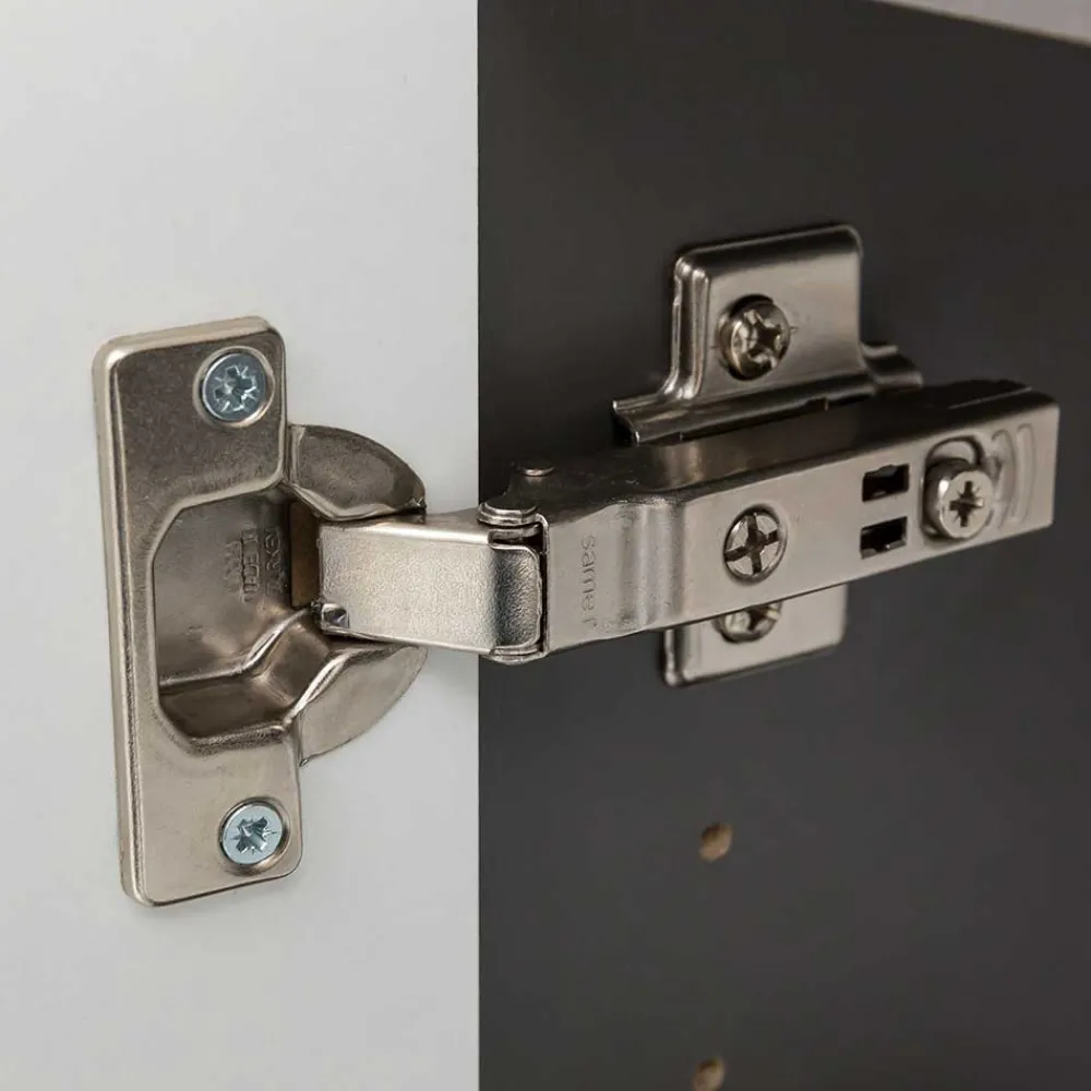 Wohnen 1-türiger Badschrank mit Naturkante Dekor - Breznia