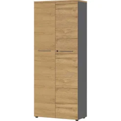 Wohnen 2-türiger Büroschrank 80x197x40 cm - Ovgunia