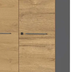 Wohnen 2-türiger Büroschrank 80x197x40 cm - Ovgunia