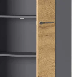 Wohnen 2-türiger Büroschrank 80x197x40 cm - Ovgunia