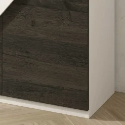 Wohnen 2-türiger Design Schuhschrank 74x128x34 cm - Fredo