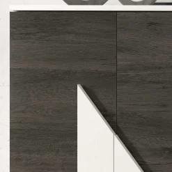 Wohnen 2-türiger Design Schuhschrank 74x128x34 cm - Fredo