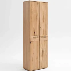 Wohnen 2-türiger Dielenschrank aus Massivholz - Mabasa