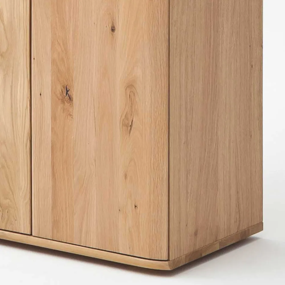 Wohnen 2-türiger Dielenschrank aus Massivholz - Mabasa