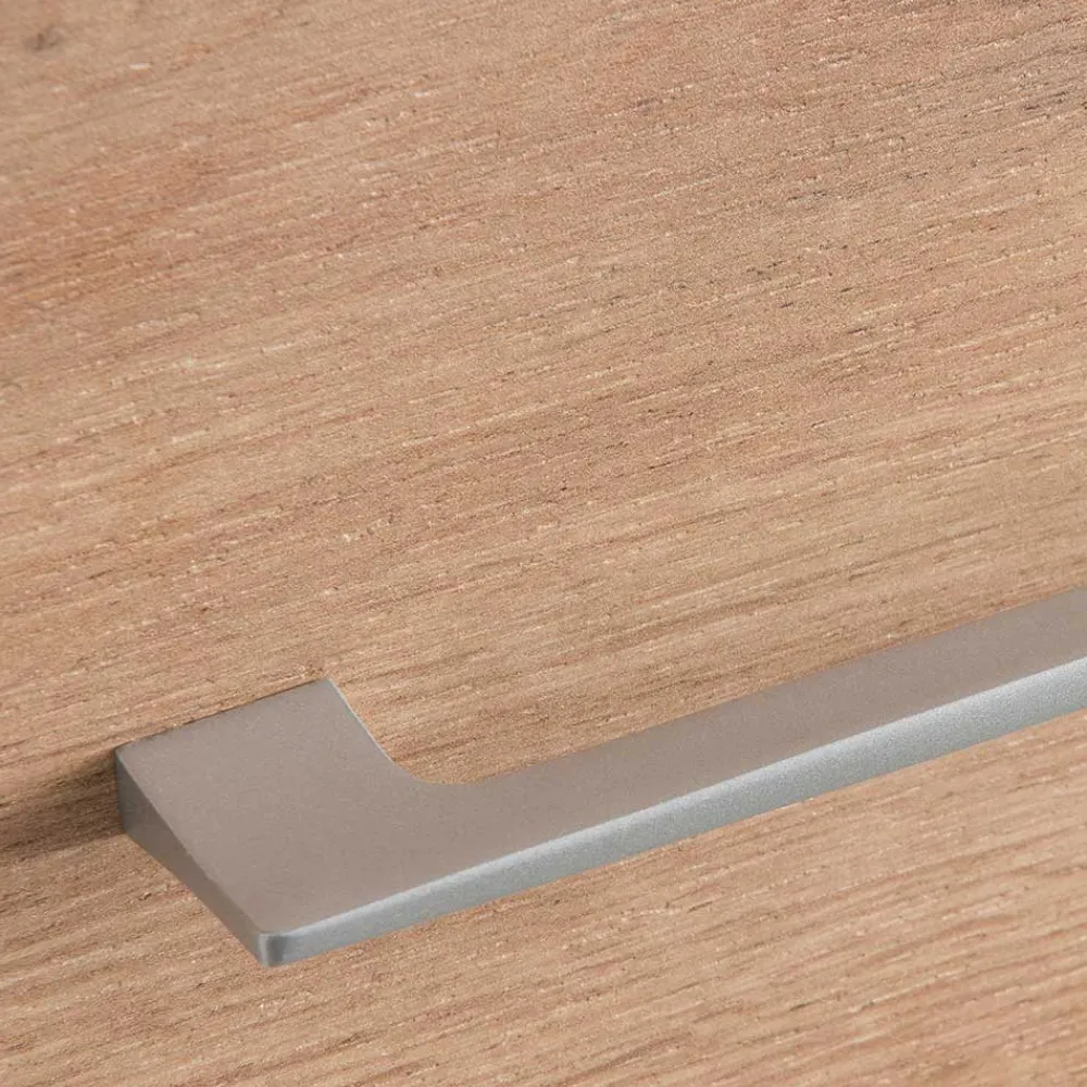 Wohnen 2-türiger Dielenschrank in Weiß & Eiche - Vicanossa