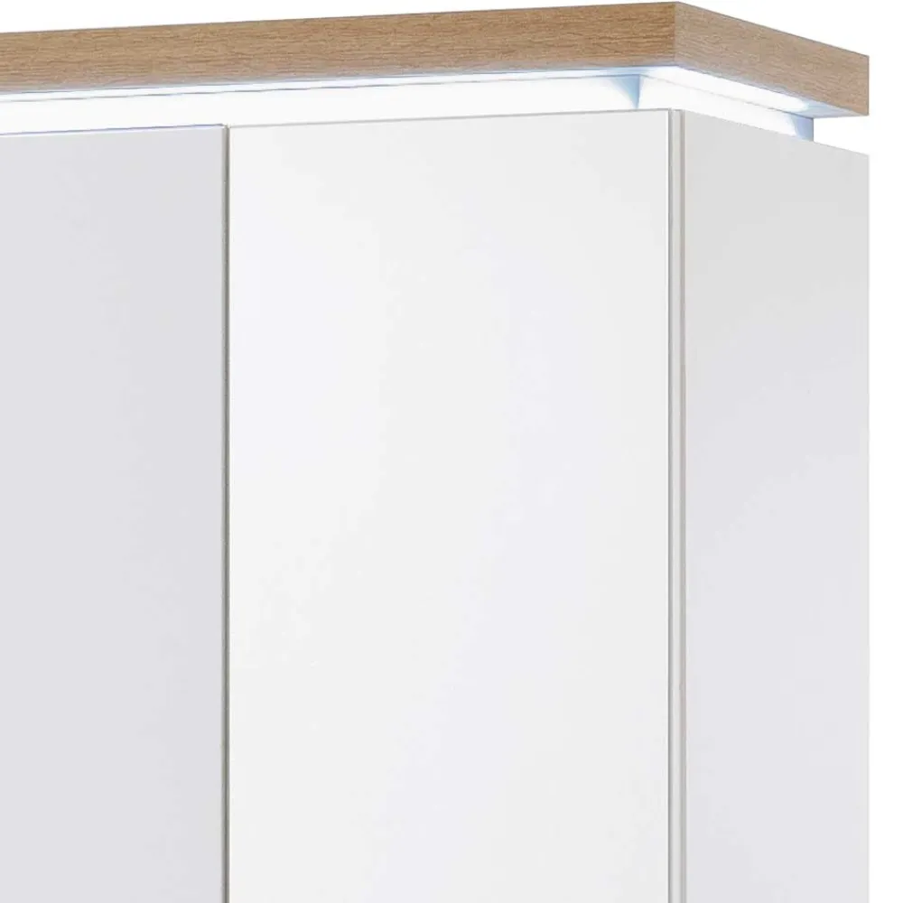 Wohnen Garderobenschränke*2-türiger Dielenschrank mit Spiegel - Nusenia