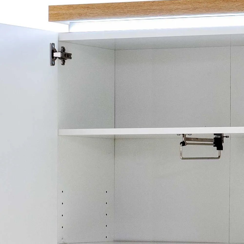 Wohnen Garderobenschränke*2-türiger Dielenschrank mit Spiegel - Nusenia