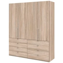 Wohnen 2-türiger Falttüren Schrank mit acht Schubladen - Zayun